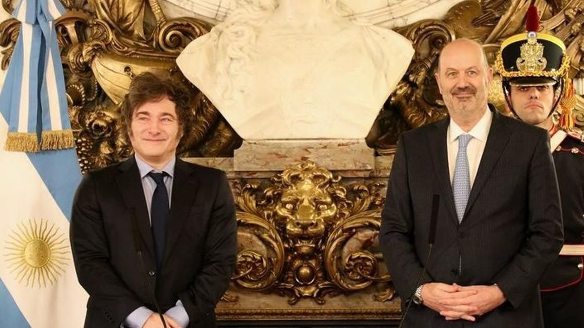 Javier Milei y ministro de Desregulación y Transformación del Estado