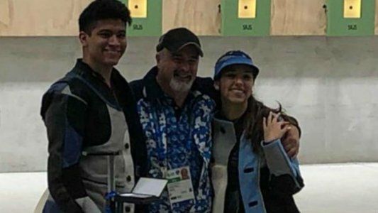 Lima 2019: Fernando Russo y Julián Romero ganaron la medalla dorada en Rifle de aire mixto
