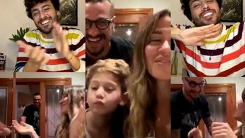 Jimena Barón y Daniel Osvaldo estuvieron con Momo en un Live de Instagram: “Ay, toda la familia”