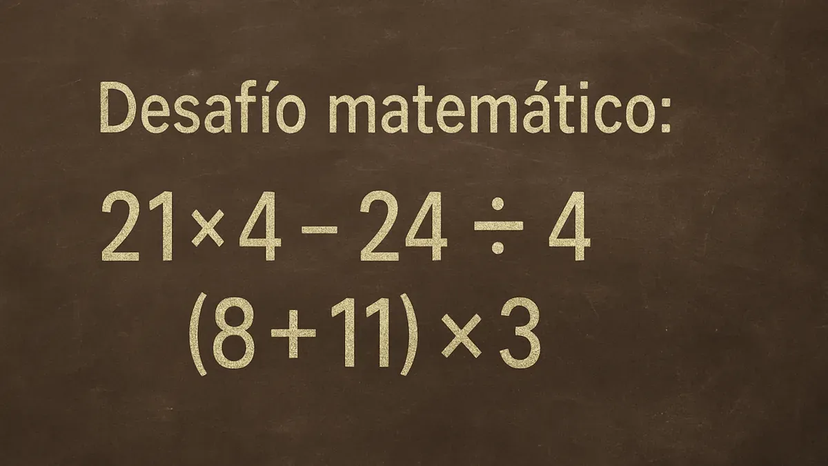 La regla esencial para resolver este desafío matemático es conocido como PEMDAS (por sus siglas en inglés) o jerarquía de operaciones.