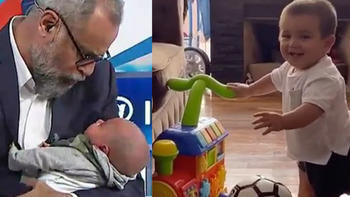 Jorge Rial y un tierno mensaje a su nieto: Ya vendrán los días de caminar juntos