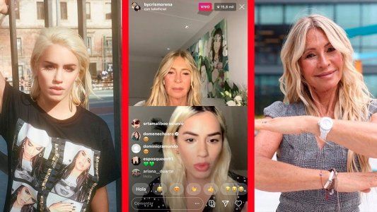 Cris Morena y Lali Espósito hicieron un divertido vivo en el que hablaron hasta de sus ex novios