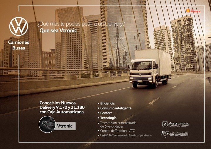 Volkswagen Delivery VTronic, el camión con caja automatizada