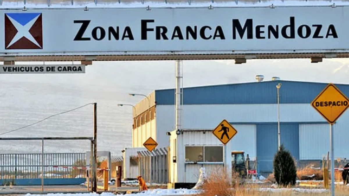 Ingreso a la Zona Franca Mendoza. (Foto ZFM)