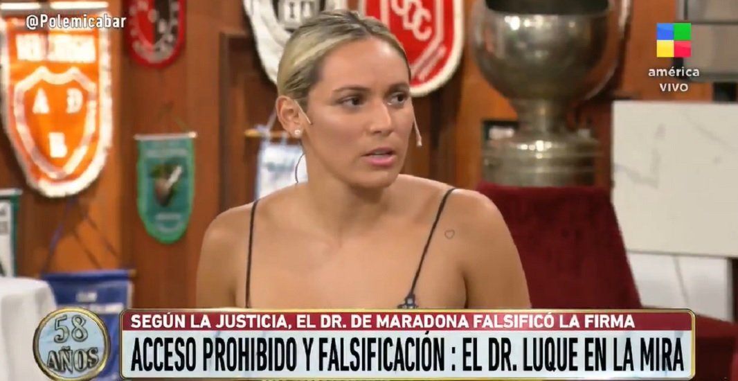 Rocío Oliva luego de que se comprobara que el doctor Luque falsificó la firma de Maradona: Diego leía todo lo que firmaba
