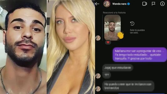 Se filtraron chats de Wanda Nara con su ex guardaespaldas