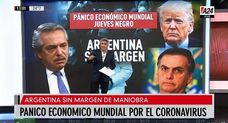 Pánico económico mundial, en un jueves “negro” para los mercados