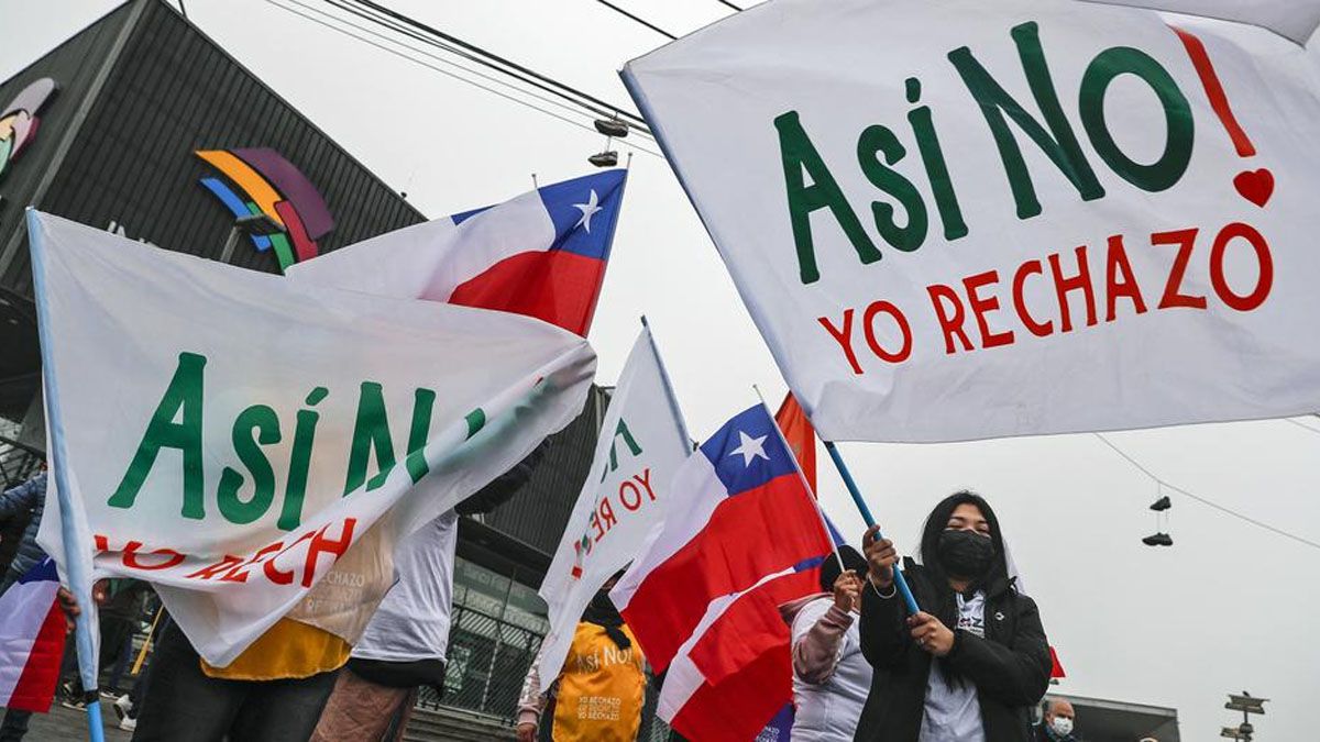 El rechazo al nuevo texto constitucional para Chile llegó al 62% (Foto: Gentileza El Comercio)