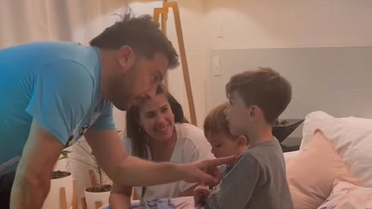 Mundial Qatar 2022: el video de la gran sorpresa de Diego Brancatelli a sus hijos