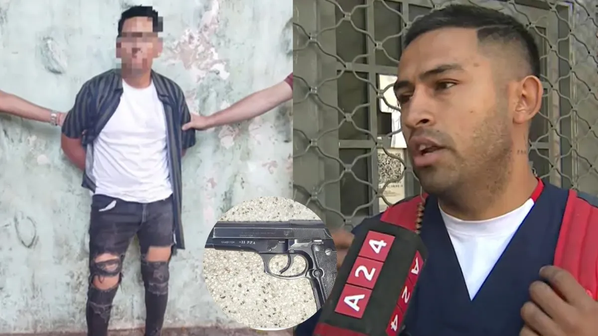 Uno de los testigos relató la secuencia en diálogo con A24. 
