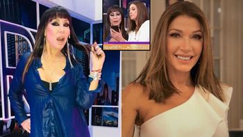Catherine Fulop le mostró a Moria Casán los mensajes hot que se envía con Ova Sabatini