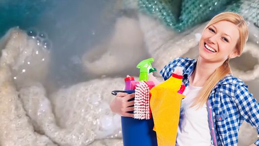 Mostró el truco definitivo para que los repasadores queden como nuevos al lavarlos