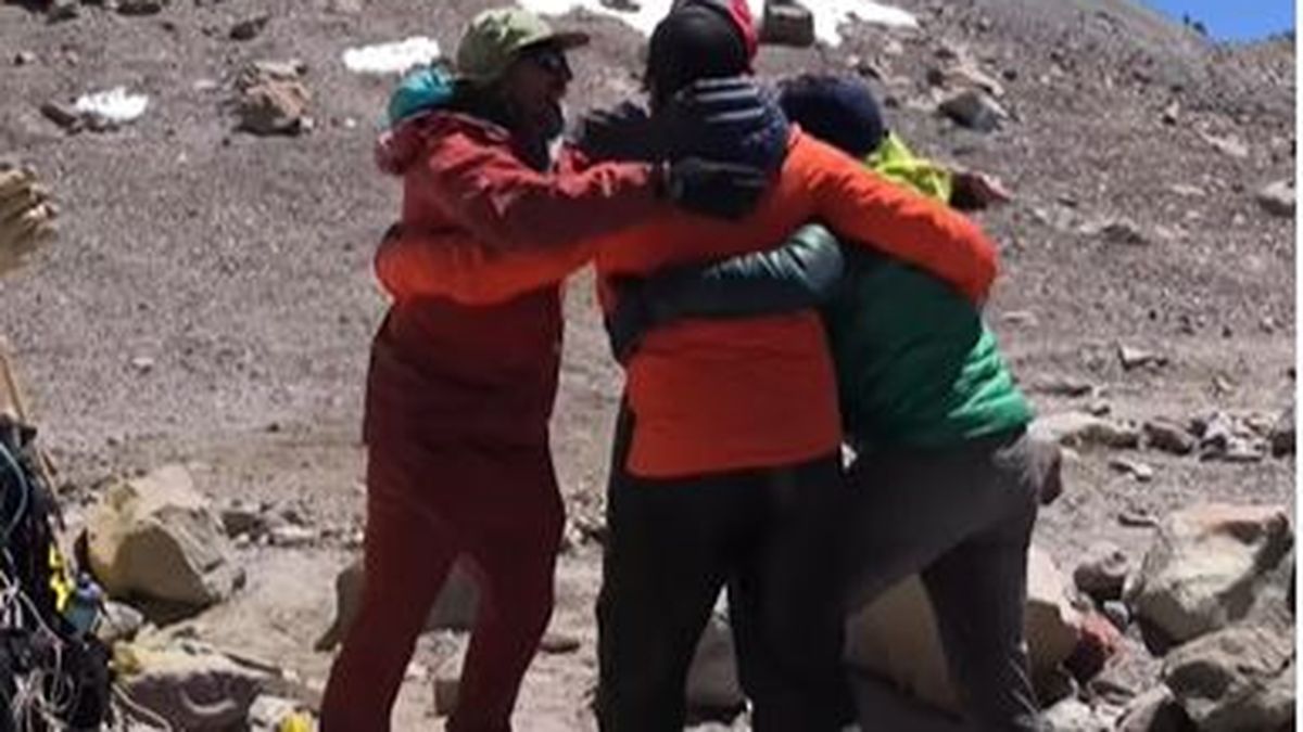 Campeón en las alturas: Así se gritó el gol de Montiel en la cima del Aconcagua