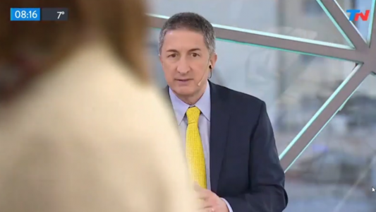 El enojo de Adrián Ventura en pleno aire cuando una empleada de limpieza se llevó puesta una cámara