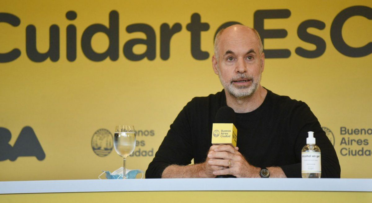 El jefe de gobierno porteño Horacio Rodríguez Larreta.