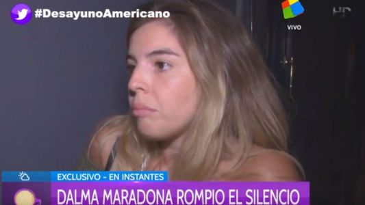 Dalma Maradona: No puedo hablar con mi papá, estoy bloqueada