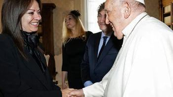 El Papa Francisco recibió a la ministra Sandra Pettovello en el Vaticano (foto: archivo). El Papa Francisco recibió a la ministra Sandra Pettovello en el Vaticano (foto: archivo).