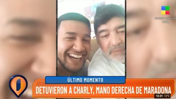 Estaba prófugo: Detuvieron a Charly, del entorno de Diego Maradona