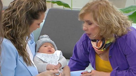 La emoción de Noe Antonelli al presentar a su hijo Salvador en televisión: Qué lindo sos