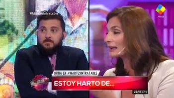Tenso cruce entre Mariana Arias y Diego Brancatelli en Intratables