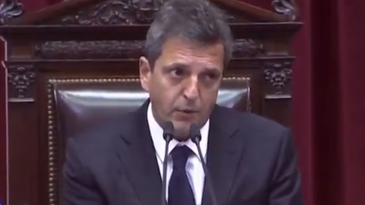 Presupuesto 2022: Sergio Massa echó de la sesión a Rogelio Frigerio por no haber prestado juramento