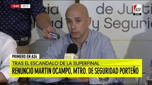 Ocampo renunció como ministro de Seguridad porteño y la Vicejefatura absorbe la cartera