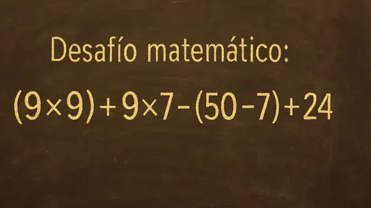 Desafío matemático: la cuenta que confunde a muchos y no logran resolver