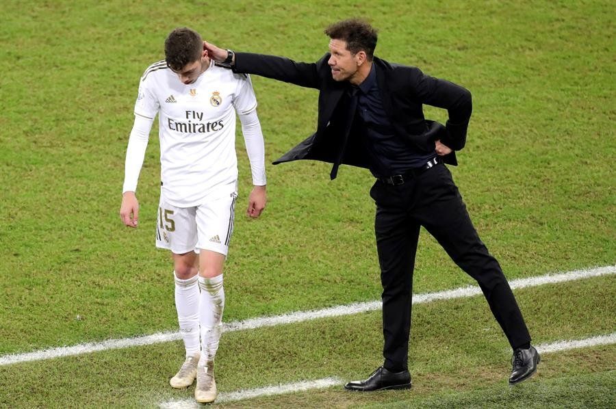 ¿Qué dijo el Cholo Simeone de la patada de Federico Valverde?