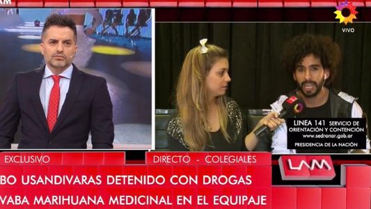Gabo Usandivaras fue demorado por llevar marihuana: Trasladaba un frasco con flores personales