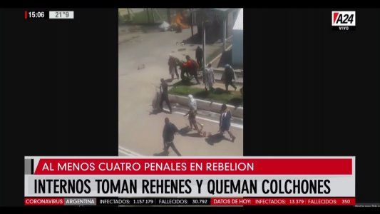 Presos se amotinan en distintos penales bonaerenses en reclamo del regreso de las visitas presenciales