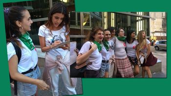 Calu Rivero, presente en el #8M