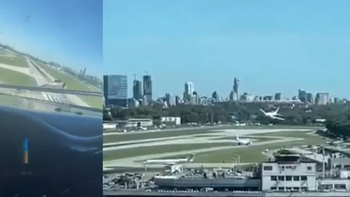 La arriesgada maniobra de un avión de la flota presidencial