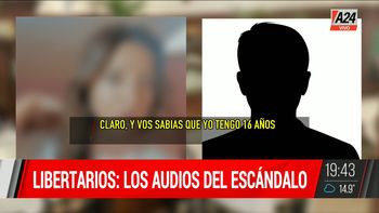 Una militante denunció que un dirigente libertario de Córdoba le pidió sexo cuando era menor de edad