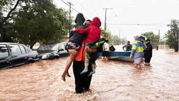 La lluvia no da tregua en el sur de Brasil y se anuncian nuevas inundaciones