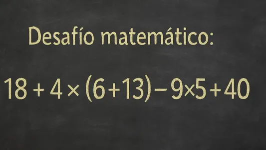 Desafío matemático: ¿lo podés resolver en menos de 10 segundos?