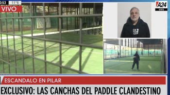 Exclusivo de A24: por dentro, el predio donde jugaron al paddle clandestino en plena cuarentena