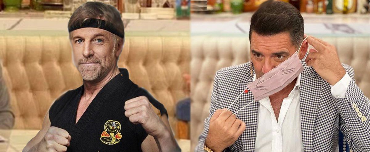 Mariano Iúdica lapidario con Horacio Cabak tras el cruce al aire