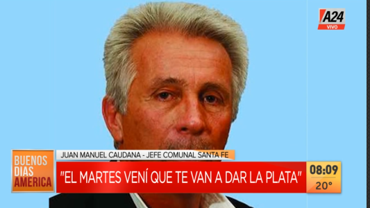 Un jefe comunal de Santa Fe fue acusado de comprar votos y se justificó: Tuve miedo