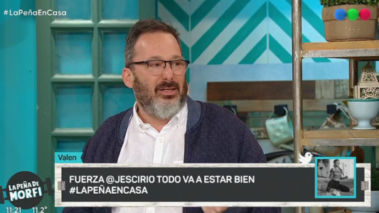 Gerardo Rozín se emocionó con un mensaje de un niño para Jésica Cirio