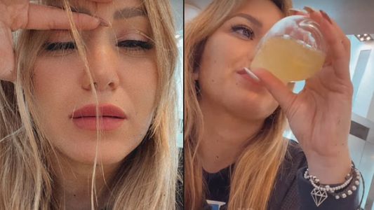 Karina La Princesita se mostró en un video tomando alcohol sola y alertó a sus fans: Peligro
