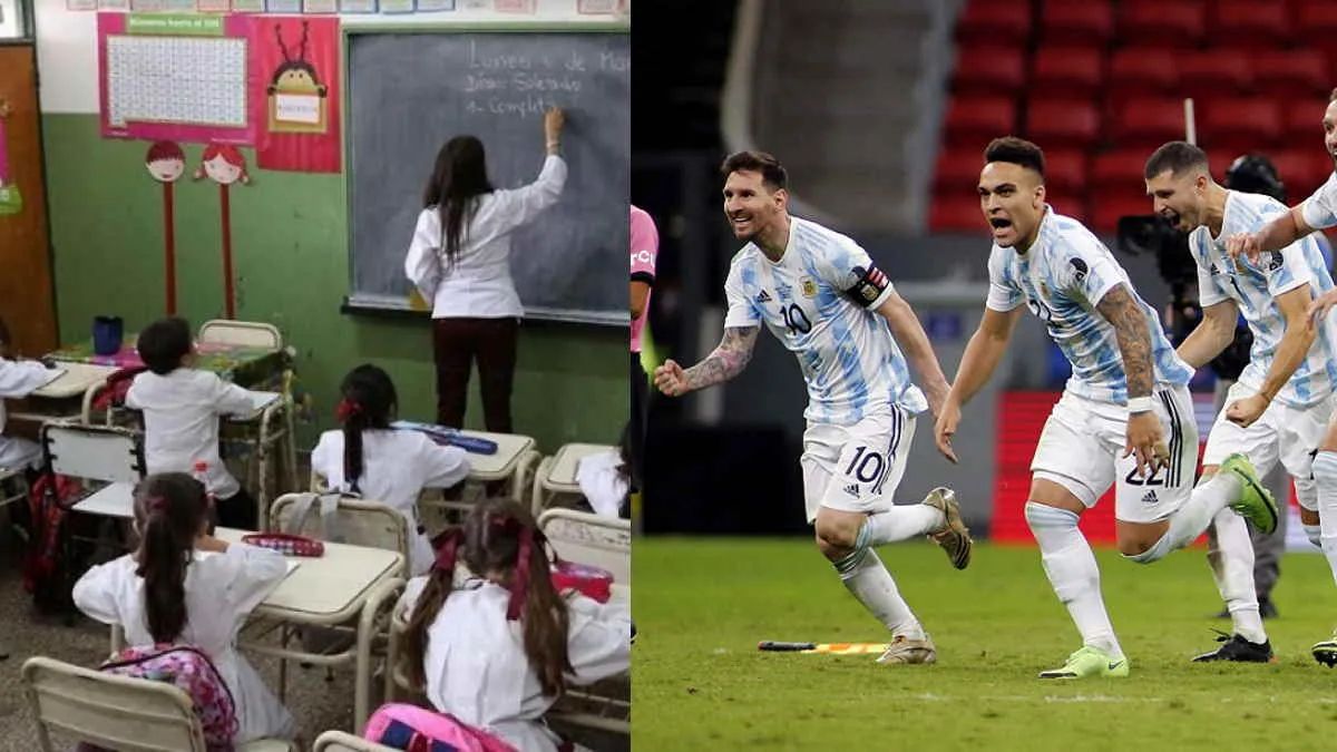 Chicos y grandes esperan ansiosos el debut de la Selección Argentina en el Mundial Qatar 2022 (Foto: Télam).