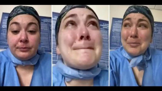 Una enfermera denunció entre lágrimas: “Acá no importan las vidas de nadie”