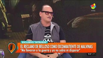 Fuerte historia de Carlos Belloso como ex combatiente de Malvinas: No volví a ser la misma persona