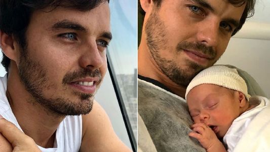 Benjamín Rojas mostró por primera vez a su hija Rita y contó que pasó 13 días en Neonatología