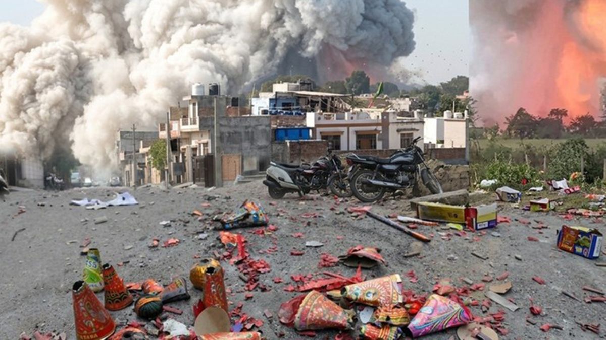 Tragedia por la explosión de una fábrica de fuegos artificiales: 13 muertos y más de 40 heridos.&nbsp;