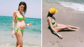 Violeta Urtizberea mostró la Expectativa vs. Realidad de su embarazo