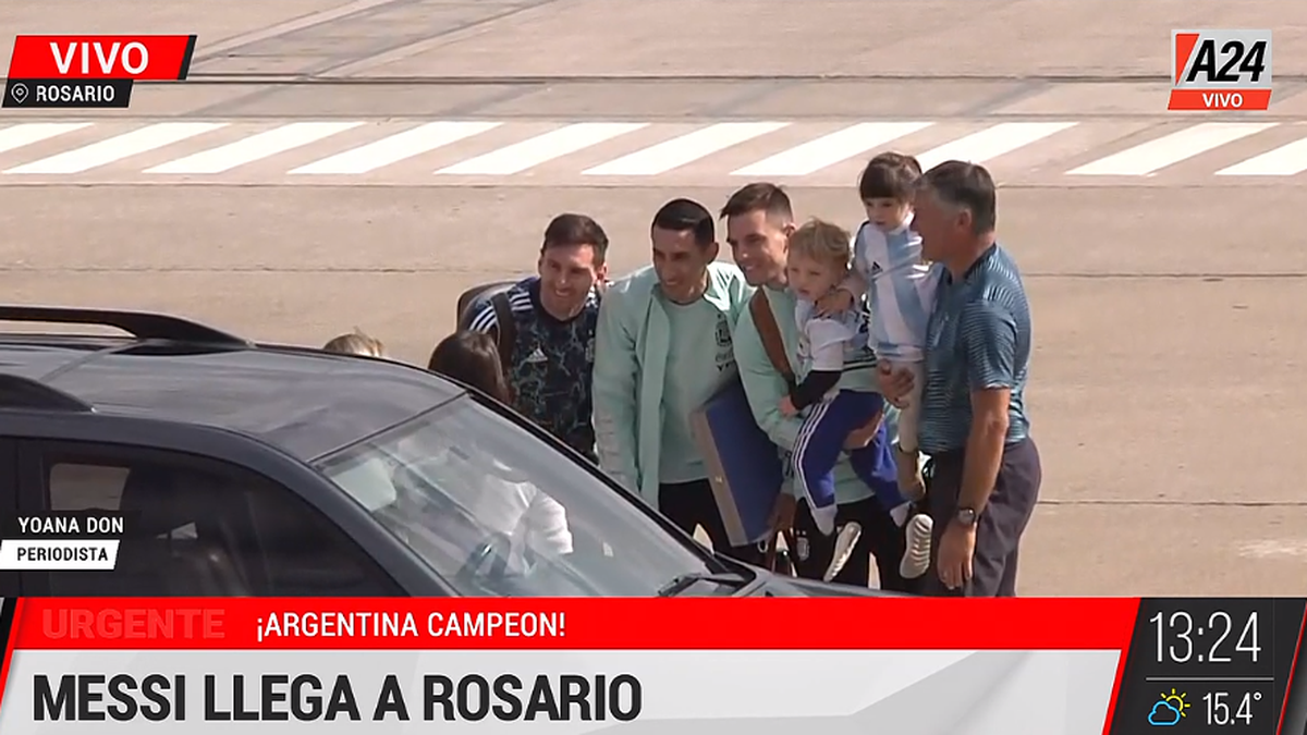 El esperado reencuentro de Messi con Antonela Roccuzzo en Rosario