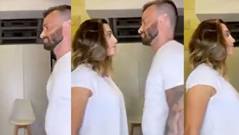 ¿reconciliados? cinthia fernandez y martin baclini a punto de besarse