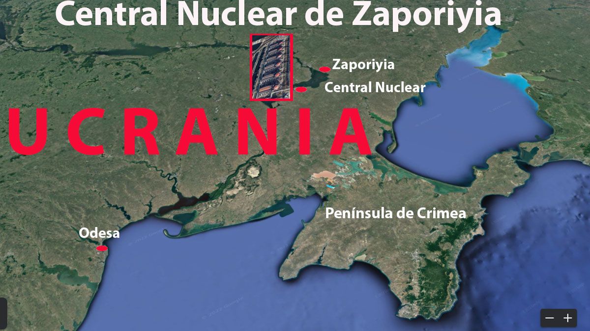 Rusia controla la central nuclear de Zaporiyia y quiere unirla a la red energética de ese país (Foto: Archivo)