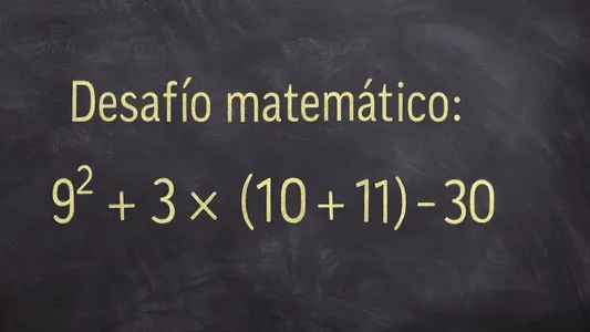 Desafío matemático: ¿en cuánto tiempo lográs resolver la cuenta?